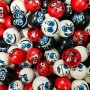 Жевательная резинка 24 мм с шипучкой и принтом "Крейзи"