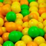 Жевательная резинка 27 мм с шипучкой "Бананас"
